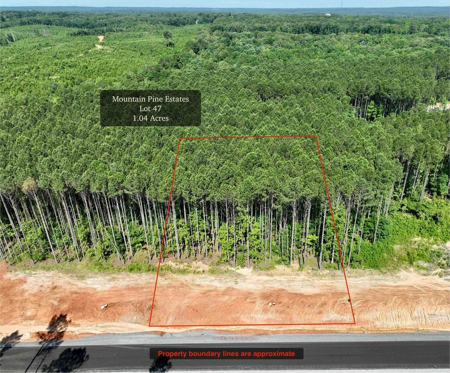 Pre-selling small acreage tract south of Little Rock. Asphalt road and utilities installed. Ready for construction.