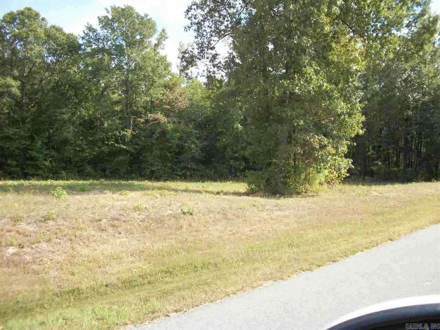 **Upscale subdivision**Kid friendly**Bring you own builder or we can provide builder**Bill of Assurance**Water & Electricity at street**Septic permit already completed**Wonderful rural subdivision but only 20 minutes to downtown Little Rock**Sheridan/East End Schools**