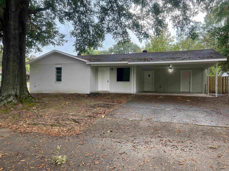 FRESHLY RENOVATED 3 bedrooms with 1.5 baths in a great Sherwood neighborhood! BRIGHT/NEW kitchen with an extra living space off the back.  Carport entrance into the laundry room. Master has 1/2 bath. Fenced backyard with storage, corner lot. No seller property disclosure.