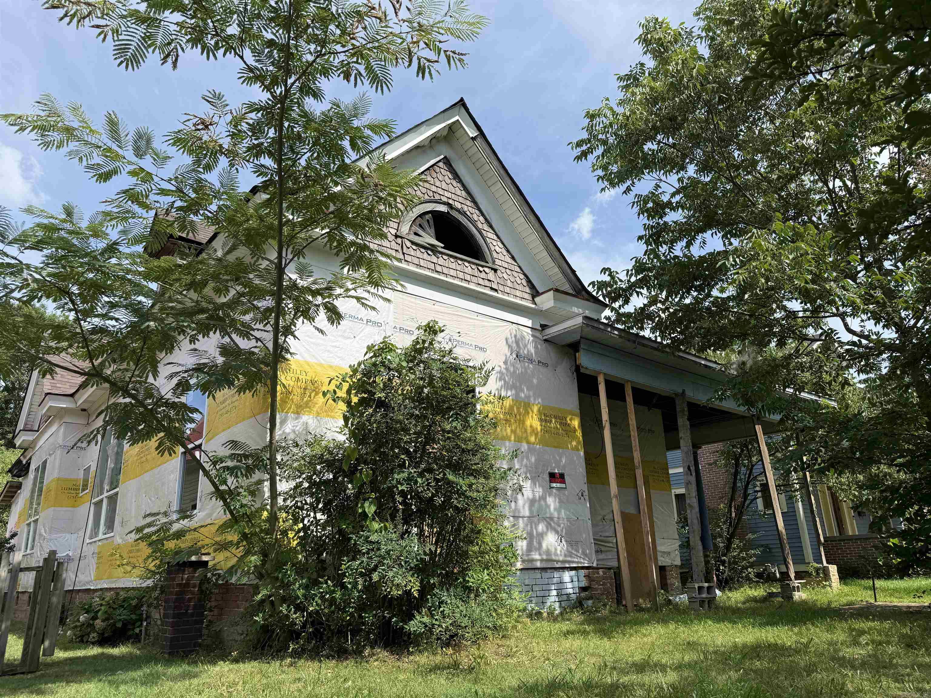 A 5 BEDROOM HOME READY FOR YOUR VISION - OPPORTUNITY, OPPORTUNITY, OPPORTUNITY!!! A gutted home ready for your design ideas. The home offers an opportunity with potential for restoration or personal living. It is a diamond in the rough/blank canvas with good bones. A new roof has been installed, new windows, and some framing. Check with your lender for financing options for fixer-uppers.