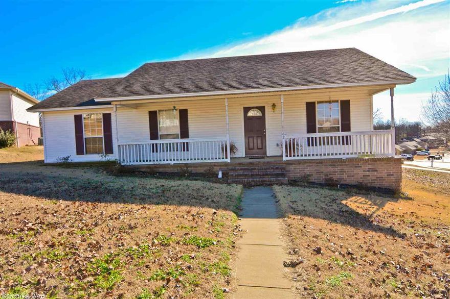 Home to be proud of! 3 Bedrooms, 2 baths. Neat, clean, easy to show! Fresh paint, laminate floors. Awesome home for a growing family. Enclosed garage with c/h heated and cooled has been made into a great family room, or a unreal man cave! Fenced yard, corner lot. New dishwasher, new ceiling fans, new windows, refrigerator conveys, 5.5 ft chain link fence.