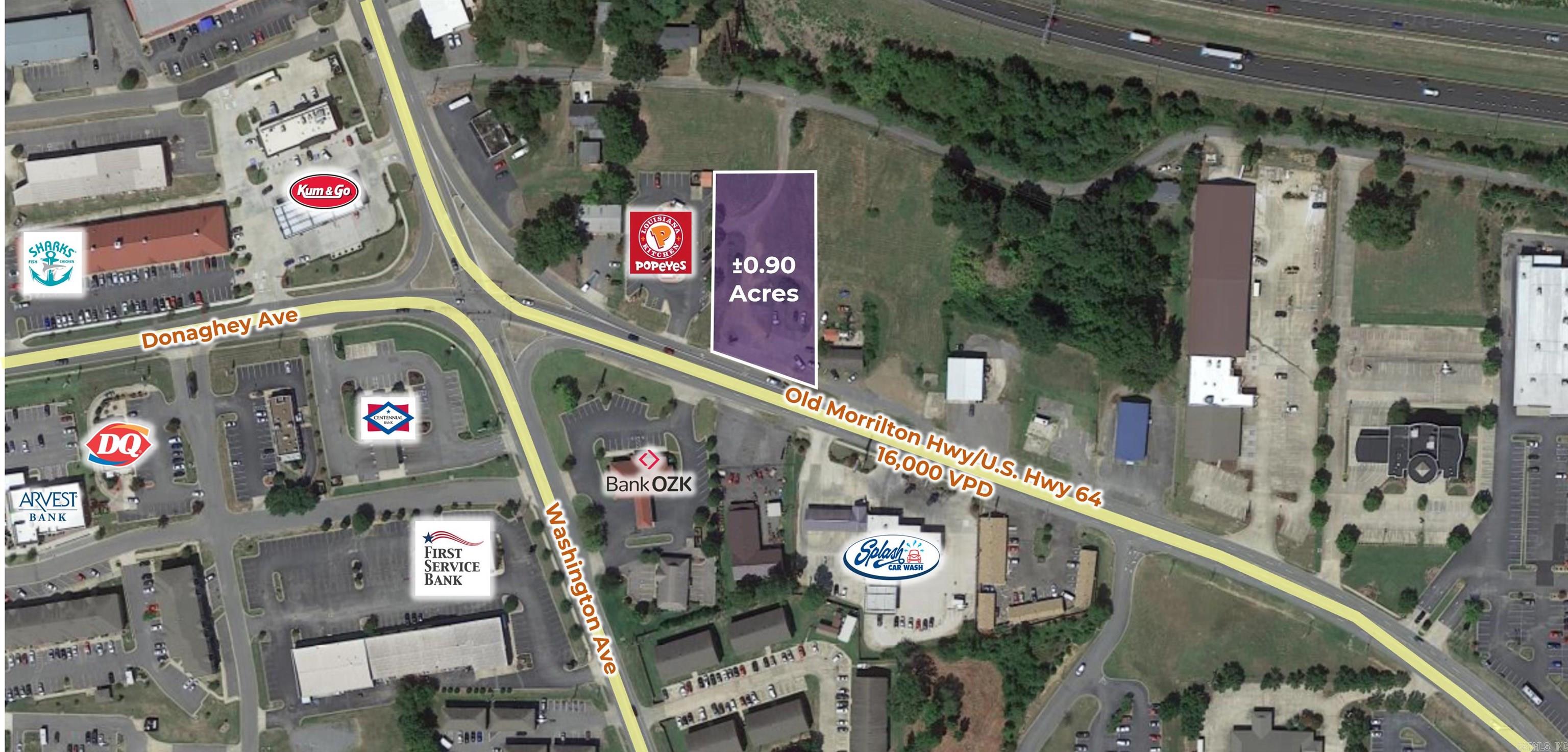 Prime location fronting Highway 64 next to Popeye's Chicken, offering convenient access to major roads and amenities. Site would be excellent for a quick service restaurant or business needing excellent visibility. Property has access to all utilities.