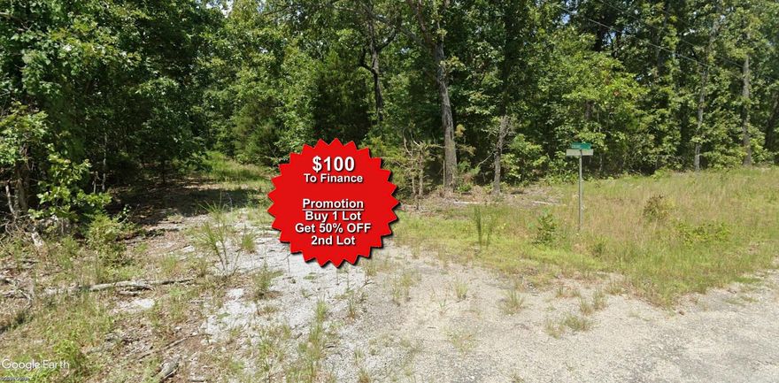Buy one lot and get 50% off an additional lot! Owner-finance for easy terms. Cash buyers can pay by debit or credit card as well. Nice lot to develop or hold for future value. Public water and electric are available to run to property and will need septic. Owner/agent. No mobiles allowed. 1000 minimum build size on any other type of home, depending on subdivision. Finance is $100 finance fee and 10 months at $75 and closing costs are included. Lots marked with red banner are part of promotion. No limit on lots. Buyer responsible for any/all taxes and lots sold "as-is". Quit claim deed conveys. Parcel ID# 400-21274-000