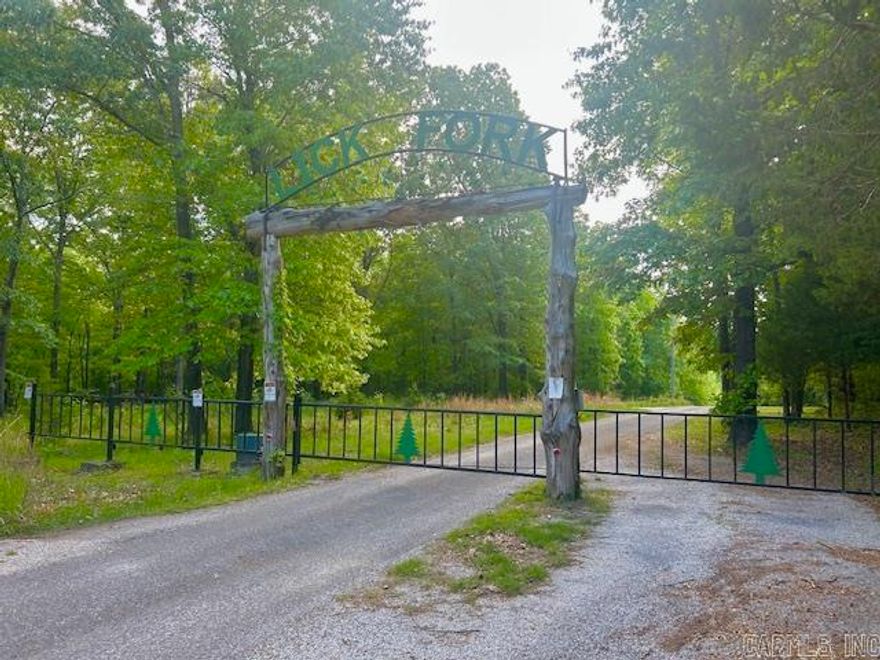 Your Ozark retreat awaits!!! This 3.35 acre lot m/l is tucked inside a beautiful gated subdivision just minutes from downtown Mountain View, AR-- known as the Folk Music Capital of the World. Enjoy live music on the courthouse square, float or fish for trout on the nearby White River, and take in the peaceful beauty of this serene setting. The property offers privacy, creek access just down the road and the protection of thoughtful restrictive covenants to preserve the charm and value of your investment. Come  build your dream where ,nature, music, and small town charm meet.