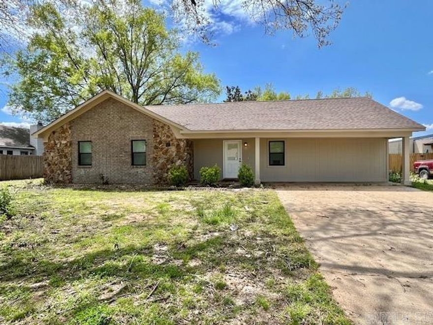 A Beautifully remodeled home with 4 bedroom and 2 full bathrooms.