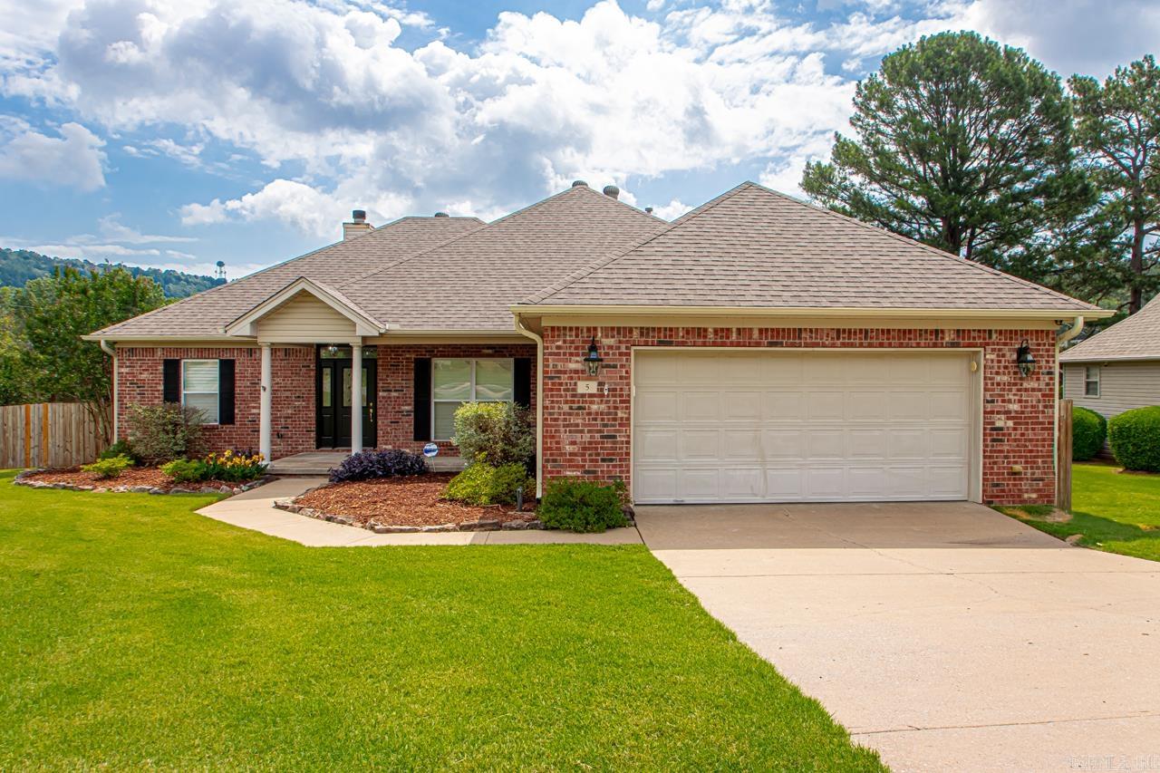 Fabulous location! One level home conveniently located on a quiet street in West Little Rock. Currently zoned in the Don Roberts/Pinnacle View school district. Large privacy fenced backyard with storage shed and an awesome covered back deck. Soak up the sunlight in the enclosed heated/cooled sunroom. Fresh paint, new microwave, LED lighting inside/outside. Bedrooms are nice size with primary suite separate on other side of home. HVAC 2022. Stainless appliances ~ Fridge to convey. Square feet approx. - feel free to measure.