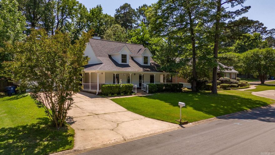 Welcome to the picturesque neighborhood of Riverland in Maumelle. This home offers a perfect blend of comfort, style, and convenience.  Primary bedroom on main level, with 2 spacious bedrooms and updated guest bath upstairs.  The home features an open-concept kitchen equipped with new appliances, concrete countertops, pantry, ample cabinet space, and a breakfast bar, perfect for culinary enthusiasts and entertaining guests. Adjacent to the kitchen, the dining room provides a cozy space for enjoying meals with family and friends. Gather around the wood-burning fireplace in the inviting living area, ideal for cozy evenings and creating lasting memories. There is also an office/bonus just off the kitchen overlooking the fenced backyard. Relax and unwind on the charming wrap-around porch, offering a perfect spot to enjoy your morning coffee. Located in the heart of Maumelle, this home provides easy access to amenities such as shopping, dining, recreational facilities. Immerse yourself in the natural beauty of Maumelle, with parks, walking trails, and scenic vistas just moments away.