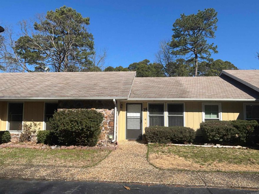 Must see this move in ready, single level townhome! Conveniently located near the west gate.   This townhome is well maintained.  It includes new paint in the kitchen, bedroom and bathroom.  Kitchen updates include a new sink, faucet and light fixture.  In addition to this, cabinets have been painted and have new hardware. Laminate flooring throughout the townhome and new carpet in one bedroom.  Includes newly painted decks off both the dining area and bedroom.  A/C unit is 2022.  There is a $2,000.00 new member buy in fee due at closing.