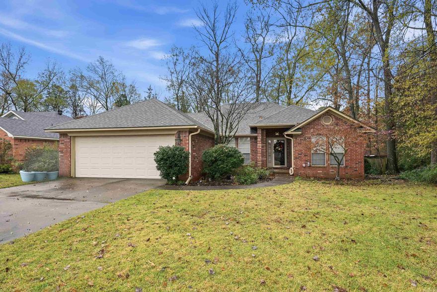 Welcome home to this beautiful 3-beds, 2-bath home featuring a split floor plan, perfect for everyday living. Fresh new paint throughout and wood floors in all living areas (tile in wet areas) give this home a clean, modern feel. The kitchen has a double oven, electric range, breakfast bar, and a breakfast room, plus a pantry for extra storage. The primary suite is nicely sized with a walk in closet. Step outside to the backyard deck, perfect spot to enjoy morning, evening relaxation, or entertaining with friends. New roof 2021. This home is move-in ready and truly a place you'll love to call home.