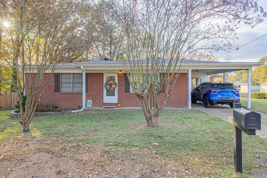 This 2-bedroom, 1-bath brick home offers approximately 1,176 sq ft of functional living space. Enjoy the convenience of a laundry room, paved driveway, and outside storage area. Comfortable layout with plenty of potential to make this home your own.