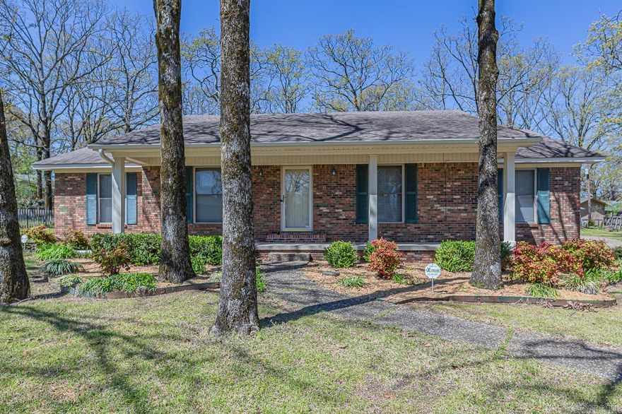 This gorgeous 3 bd, 2 ba home in the heart of Sherwood is a must see. Home is nestled on a oversized lot and partially fenced for pets on children. The kitchen and guest bath have been remodeled. Kitchen boasts granite countertops lots of cabinets and plenty of room for family gatherings. Large den features pretty fireplace with gas logs. Bedrooms are spacious. This home has 2 storage areas one is heated and cooled.  Pool table and freezer do not convey.