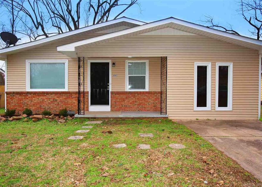 Cute 3bd/1ba home with an optional 4th room in Little Rock ! Newly renovated throughout . New flooring and paint ! Brand new kitchen with new appliances . Big back yard ! Move in ready !  Come check it out !!