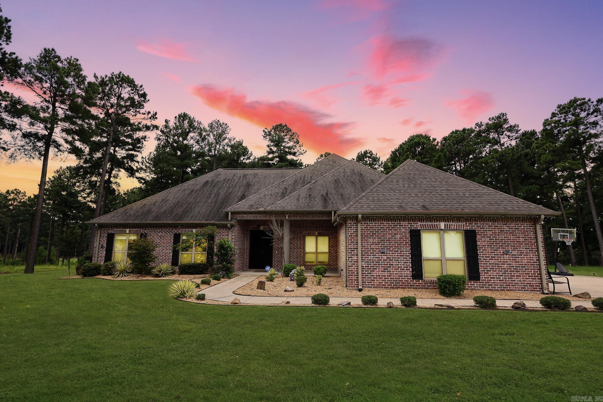 Built in 2018, this stunning custom home sits right on the #5 tee box of the award-winning Mystic Creek Golf Course. Offering 4 spacious bedrooms and 3.5 baths across 2,824 sq. ft., the home was thoughtfully designed with comfort and flow in mind. The open living, dining, and kitchen areas create an inviting atmosphere perfect for both everyday living and entertaining. The private primary suite is tucked away on one end of the home, while three additional bedrooms and two baths are located on the opposite side, giving everyone their own space. Extra features include a sunroom and a dedicated office, providing the flexibility you need for work or relaxation. Outdoor living shines with a covered back porch overlooking fairways #3 and #4 ideal for morning coffee, evening gatherings, or simply taking in the views of the course. This property blends modern design, functionality, and an unbeatable location.