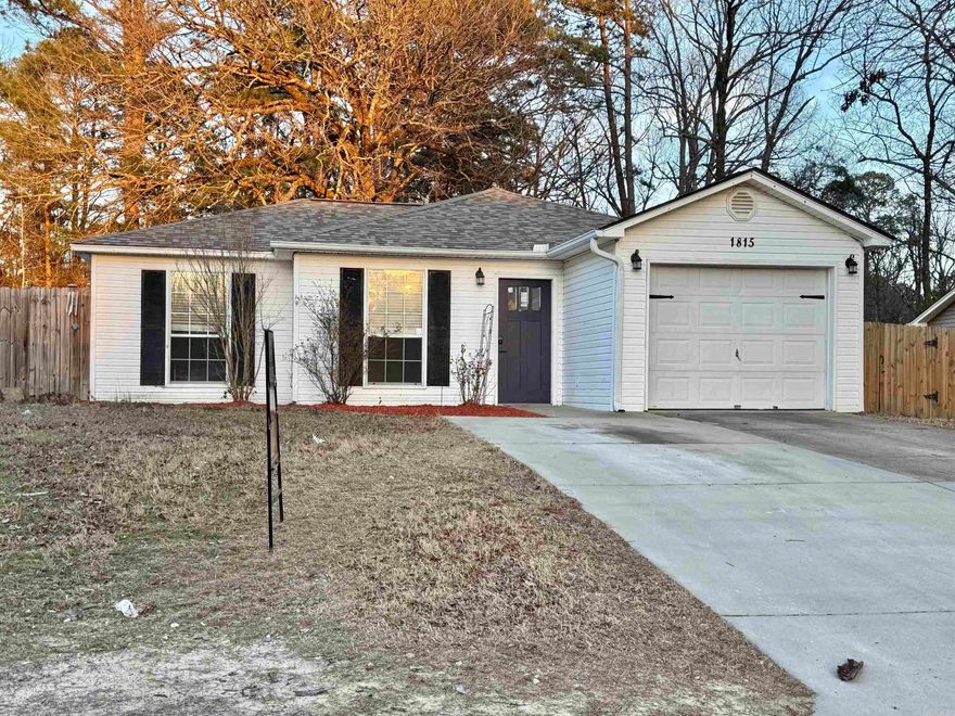 This beautiful home was remodeled in 2023.  It features 3-bedrooms and 2-bathrooms and sits on a dead-end road which provides privacy.  You will love the convenience of the easy on and off the interstate.  This is a fantastic opportunity for investors or first-time home buyers, this gem is move-in ready and comes with numerous upgrades to ensure comfortable living for years to come. The heart of the home is the renovated kitchen, featuring sleek stainless steel appliances.  The three bedrooms are spacious and well-appointed, offering plenty of room for a growing family or visiting guests. The HVAC system and ROOF were replaced in 2023 ensuring peace of mind that 2 of the large ticket items have already been replaced for you.  Conveniently located near restaurants & shopping, this home offers easy access to everything you need. Whether you're looking for a lucrative investment opportunity or the perfect starter home, this property ticks all the boxes.  Be sure and schedule your showing so you don’t miss this gem!!!!   NO SPD AVAILABLE