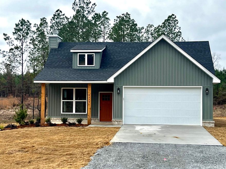 Picture perfect new construction home with lots of space and plenty of room on 1.68 acres.  This home is a must see! Open kitchen with large island, custom cabinets, brick fireplace, wood beams, large walk in pantry, large primary suite with wood beams and walk in closet & bath. This home has so many custom features! The backyard is beautiful and has lots of space with a deck overlooking it all.