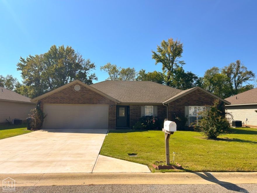 Step inside this beautiful 4 bedroom 2 bathroom home located in desireable Windsor Landing! This home features ceramic tile throughout the living, kitchen, and bathrooms. The bedrooms consist of LVP. The kitchen opens up to living area and boast of beautiful and spacious cabinetry along with stainless appliances. In the backyard you will find a nice concrete patio, quaint manicured backyard, encompassed with a wood privacy fence. Additionally there is a large area of land behind the fence that conveys with the property. Call today to schedule your showing!