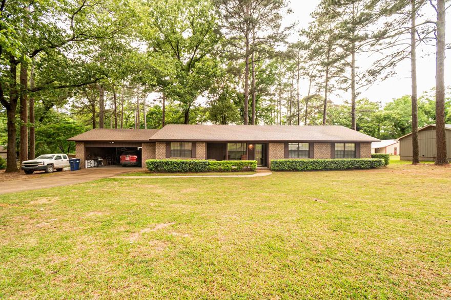 Well-maintained home on an oversized lot with a shop, located in the desirable Parker’s Chapel School District. Updates include new flooring in the living room, dining area, and primary bath, plus refreshed bedrooms, hallway, and guest bath.  Enjoy a new concrete patio and a fully fenced yard with both privacy and chain-link fencing, offering plenty of space to relax, play, or entertain.