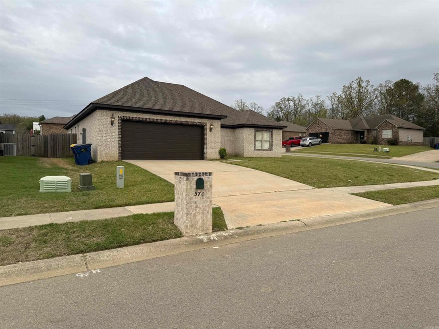 Welcome to 570 Crepe Myrtle Loop. 3 bedroom 2 bath home. spacious rooms, open kitchen and dining area covered patio. Beautiful home very close to stores, restaurants and quick access to I-57... See agent remarks.