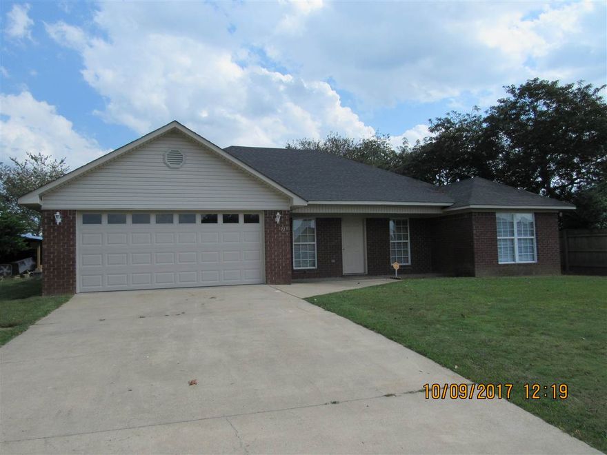 Well maintained 4 bedroom home, all new carpet throughout, partial new paint, oversized family room with vaulted ceiling, large kitchen with pantry, large laundry room, tile floors in all wet areas, 2 inch blinds throughout, fully fenced yard with patio. No Pets.