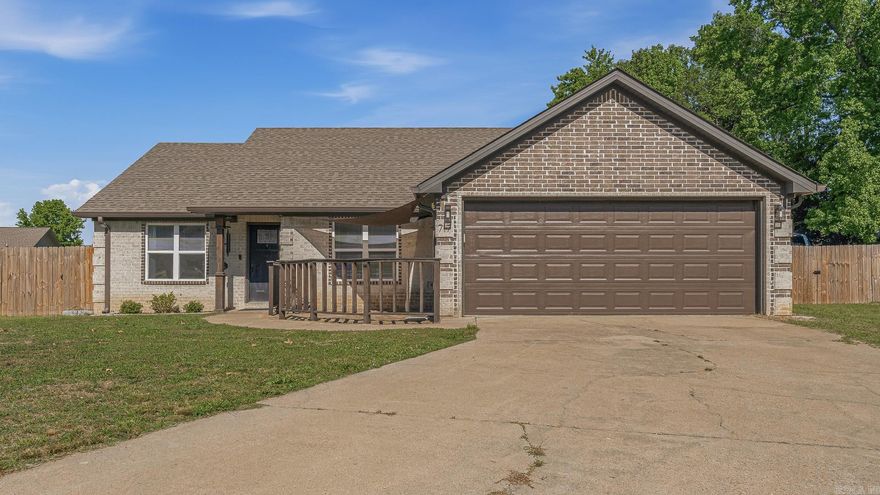 Welcome to 717 Troy Cove in Jonesboro! This beautiful all-brick 3 bedroom, 2 bathroom home offers a warm and inviting layout with plenty of space throughout. As you walk in, you're welcomed by a cozy living room that flows seamlessly into the kitchen, featuring an island bar with the electric cooktop built right in perfect for cooking, entertaining, and gathering with family and friends. Each bedroom offers comfortable space, while the primary suite stands out with a large soaking tub, tiled walk-in shower, and a spacious walk-in closet. Outside, you'll find a 2-car garage and a big backyard with plenty of room to relax, play, or entertain. This home combines comfort, functionality, and charm all in one great location!