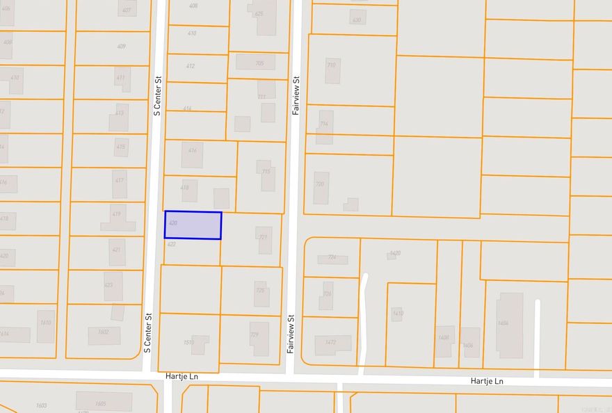 Lot 420 on Center, rare find, located in Old Town Conway.  Zoned R2 can build a single family home or a duplex with a conditional use permit.  No sewer on the property but it's located close by.  Also listing lot 422 on Center, separately, so two lots available for sale. Come check it out!