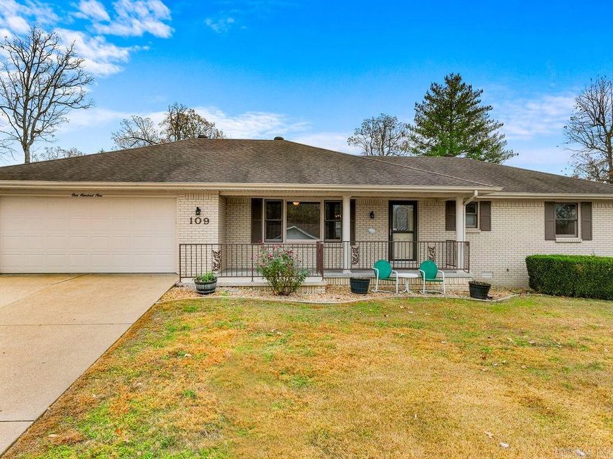 Enjoy 1800+ square feet in this well-maintained Indian Creek home. A covered front porch welcomes you into this two bedroom, two bathroom home. Both bedrooms have walk-in closets. Both bathrooms have updated showers, and the laundry room offers a half bathroom for convenience. The home also features a heated and cooled sunroom with nice natural light, a storage shed with concrete floor, a large mud room with extra cabinetry which could be utilized as a butlers pantry or home office, back patio area and raised garden beds.