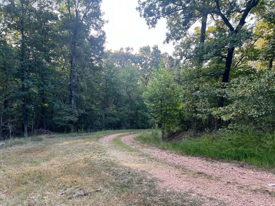 The winding driveway through this wooded six acres (m/l) leads to the clearing at the top of the hill where you'll find the perfect location to build a little cabin, a small home, place a mobile home, or just leave a camper for hunting season. On a paved road, and just about 10 miles outside of Batesville, the hilltop on this property is surrounded by woods, and the peaceful sounds of leaves rustling, deer crossing, and squirrels playing. This location has previously been home to a 16x80 mobile home, so has electricity, city water, and septic are already on site. Sellers currently have an older camper on the property that can convey if desired, or will remove it from the property if preferred. Agent Owned.