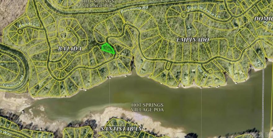 Hot Springs Village (HSV) is the largest gated community in the United States, covering 26,000 acres and featuring 11 lakes, 8 additional golf courses, and miles of walking trails. This lot can be sold as a package deal along with 41 other lots in HSV for only $95k for all 42 lots. (See Agent Remarks)