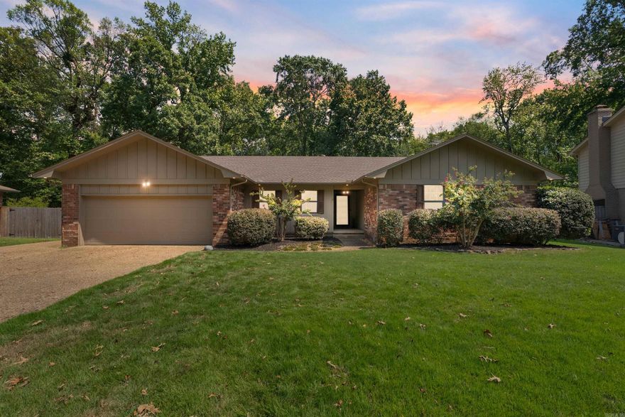 Welcome to Overbrook! This upgrade-filled property offers a perfect blend of comfort, style, and practicality, all in a charming and convenient location.  This layout includes a roomy master closet with locked storage, built-in shelving, and two walk-in showers—and a bath with an original tub for a touch of vintage charm. The cozy gas log fireplace adds warmth and ambiance. The kitchen has granite countertops, double ovens, a disposal, and a handy mini fridge that can stay in the dry bar—ideal for entertaining!  Enjoy gatherings on the brand-new deck (2025), or relax in the fully fenced backyard. The home also features a two-car garage with ample storage, two HVAC units (2017 & 2010). A hatch provides easy access to the basement/storm shelter for added peace of mind. The basement features a shop with granite countertops and a sink, perfect for your projects. An additional water heater (approx. 2021) and a basement furnace (2010) add to the home's efficiency. Outside, the lawn is maintained by a sprinkler system and french drains for proper drainage. The outdoor storage shed, re-shingled (2023), keeps your tools organized. The roof and skylight were replaced 2023.
