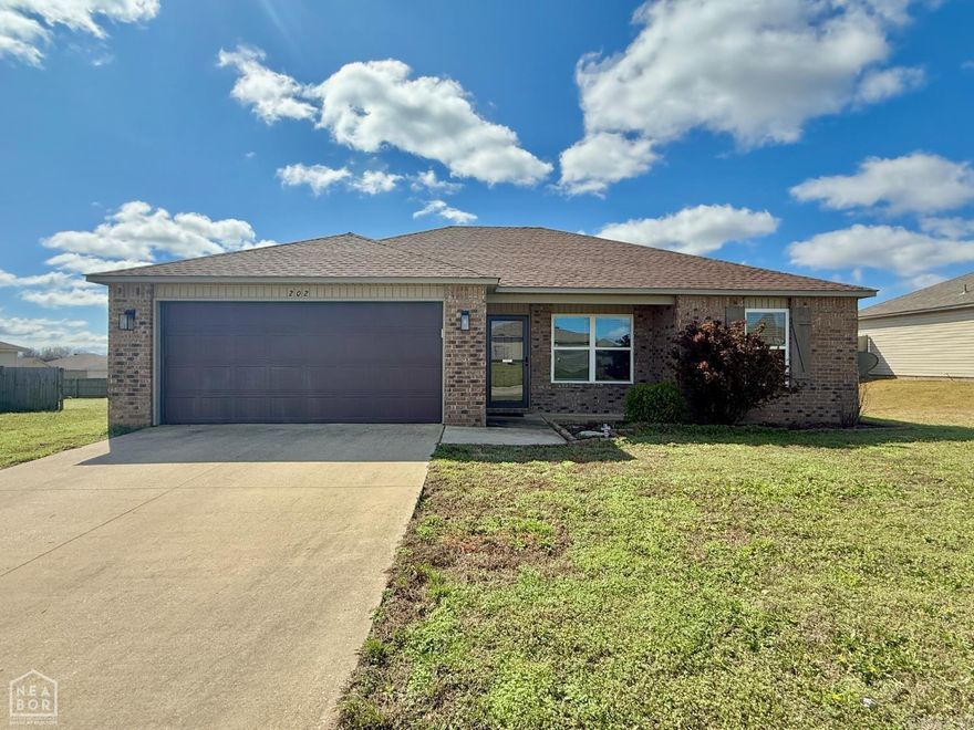 Welcome to Brookland Hills! This well-kept 3 bedroom, 2 bathroom home offers 1,244 sq ft of comfortable living space and a layout perfect for everyday living. Built in 2017, this all electric home features a newer roof (less than a year old) and a fully fenced backyard ideal for pets, kids, or relaxing evenings outdoors. Located in a popular subdivision with convenient access to local schools and amenities, this home is move-in ready and waiting for its next owner.