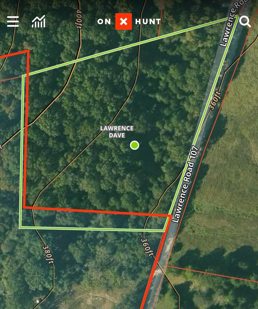 5 acres, completed wooded, great hunting