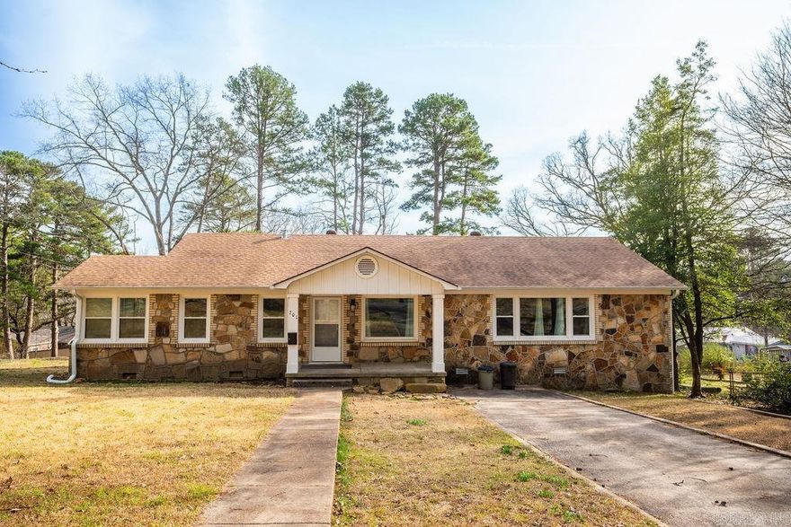 This 3-bedroom, 2-bath home has all the charm and comfort you’re looking for! Walk into your open living and dining room, perfect for family gatherings, and enjoy quiet mornings in the cozy sunroom. The open yard is great for kids, pets, or a good ol’ barbecue on the brand-new deck.  With fresh windows, a storm shelter, and a brand-new shop for all your projects, this home is as practical as it is cute. Being close to the school and Greers Ferry Lake means you’re right where you need to be.