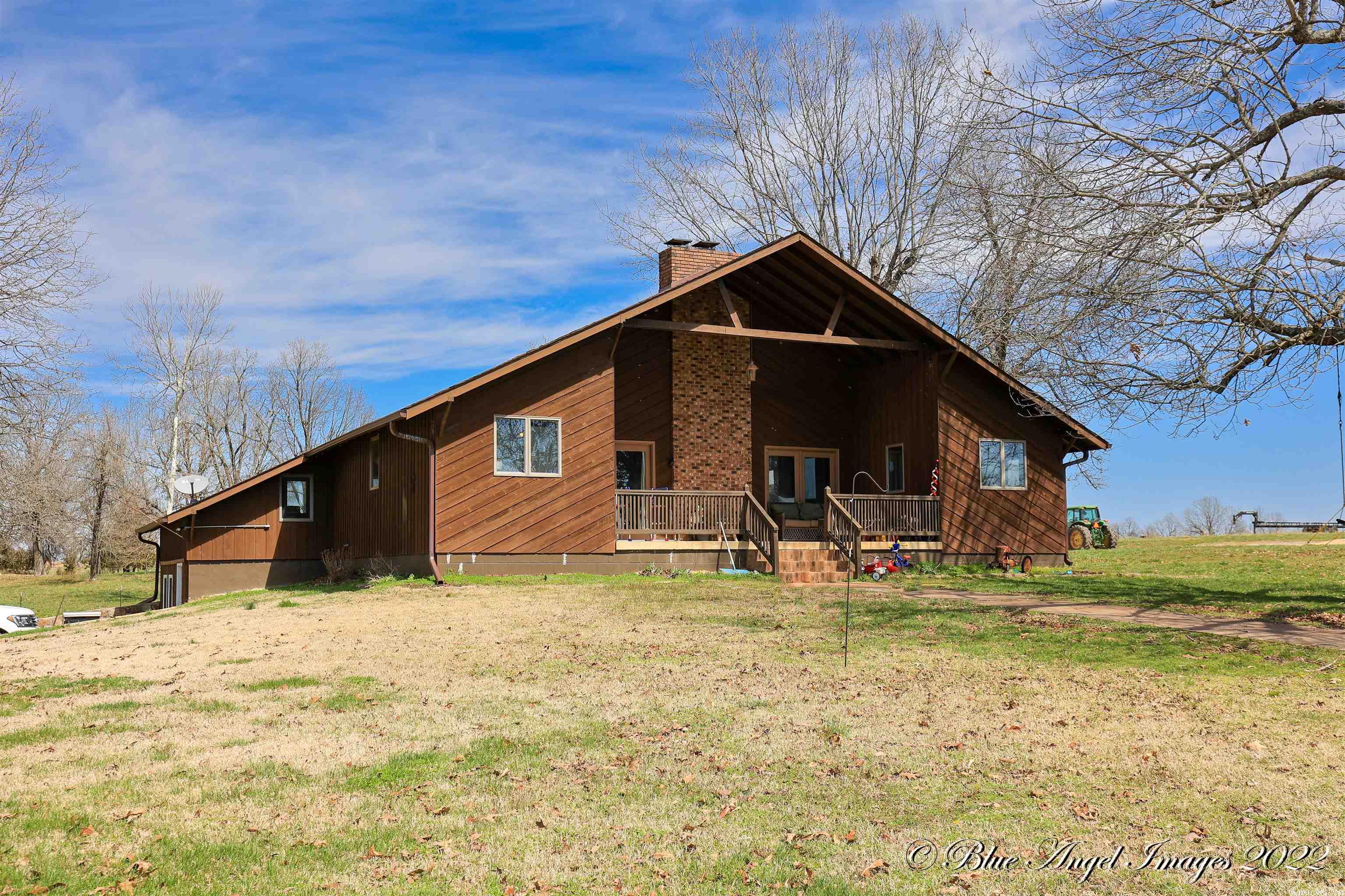 Pristine fully operational cattle ranch with artesian spring for year-round water and five (5) ponds! This ranch features 160 acres of highly productive lush pasture. Ranch is already divided into six (6) paddocks for rotational grazing, current owner runs 70 cow calf pairs year-round. Comes complete with two (2) equipment sheds with concrete floors, large hay barn and calf shed. Home features 4 bedroom, 3 baths, with finished walk out basement and fireplace. Owner would sell with less acreage.