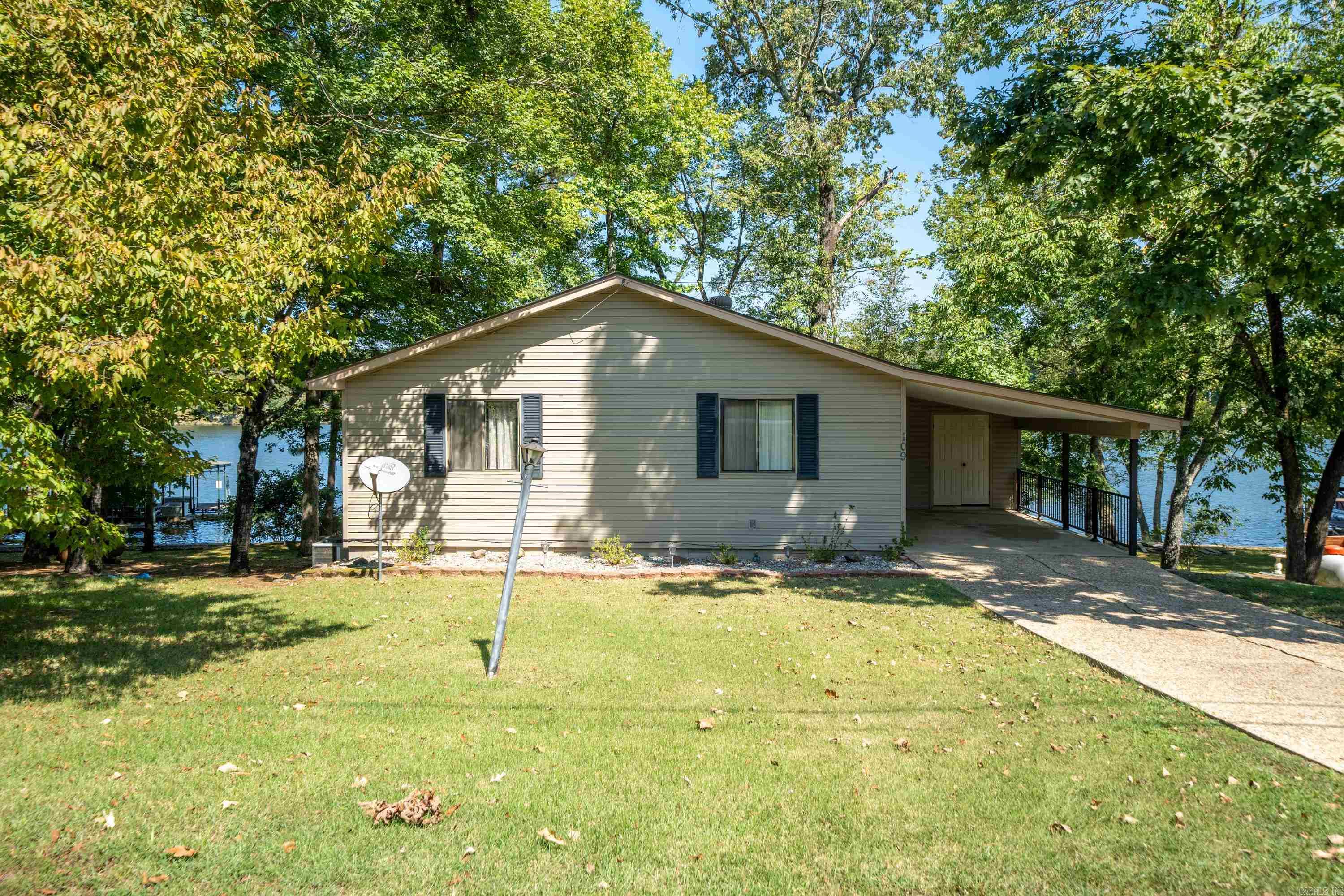 This 1890 sq ft home is located on beautiful Lake Catherine on a quiet cul-de-sac in gated community of Diamondhead. Open floor plan on main floor offers great views of the lake. Amenities are Olympic sized pool, PGA sanctioned 18 hole golf course.