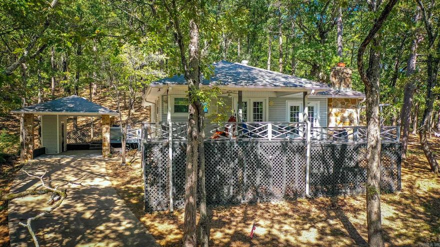 This home is being rented until July and can't be shown until after the rented has moved. This sounds like a fantastic opportunity! A completely remodeled home with modern updates and plenty of space is always appealing. The location in a cul-de-sac and on three lots offers privacy and a strong connection with nature, which can be quite desirable for both permanent residents and vacation renters. Given that it's currently being used as a VRBO, it seems like it could be a great investment opportunity as well, especially for those interested in short-term rentals. Some key highlights include:  A comprehensive remodel providing a fresh and updated living environment.  Flexible space usage with the enclosed patio that can be transformed into an office, study, or additional sleeping area.  The decks that offer options for both covered and open-air outdoor enjoyment. Also there is a nice firepit area.  The home’s location in Fairfield Bay makes it convenient for anyone interested in lake life or outdoor activities. Potential buyers might also appreciate the close proximity to community amenities in Fairfield Bay and the peacefulness of living surrounded by nature.