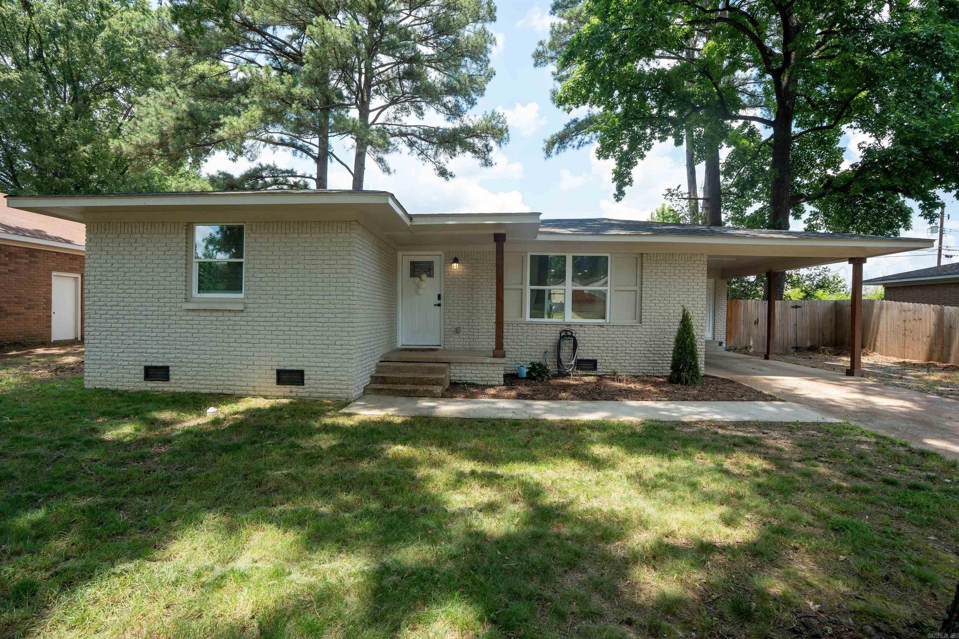 A beautifully remodeled gem is hitting the market in the heart of Cloverdale, one of Searcy's most beloved neighborhoods. Fully renovated in 2023, this charming 3-bedroom, 1.5-bath home has been updated from top to bottomānew plumbing, electrical, HVAC, roof, and moreāno detail was overlooked. Inside, you'll find gorgeous luxury vinyl plank flooring throughout (no carpet!), a bright and cheerful kitchen with granite countertops, and a cozy breakfast nook. The unique bathroom layout adds character, while recessed lighting throughout the home provides a warm, modern feel. The secondary bedrooms are spacious with surprisingly generous closet space for a home of this era. The large laundry room includes built-in cabinetry and shelving, and the abundance of electrical outlets throughout the house adds everyday convenience. Enjoy a level, fenced backyard complete with a newly built storage building and stylish wood beam accents on the freshly painted exterior. This move-in-ready home blends classic neighborhood charm with modern updatesāyou wonāt want to miss it!