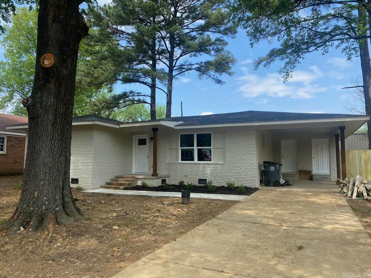 A beautifully remodeled gem is hitting the market in the heart of Cloverdale, one of Searcy's most beloved neighborhoods. Fully renovated in 2023, this charming 3-bedroom, 1.5-bath home has been updated from top to bottom—new plumbing, electrical, HVAC, roof, and more—no detail was overlooked. Inside, you'll find gorgeous luxury vinyl plank flooring throughout (no carpet!), a bright and cheerful kitchen with granite countertops, and a cozy breakfast nook. The unique bathroom layout adds character, while recessed lighting throughout the home provides a warm, modern feel. The secondary bedrooms are spacious with surprisingly generous closet space for a home of this era. The large laundry room includes built-in cabinetry and shelving, and the abundance of electrical outlets throughout the house adds everyday convenience. Enjoy a level, fenced backyard complete with a newly built storage building and stylish wood beam accents on the freshly painted exterior. This move-in-ready home blends classic neighborhood charm with modern updates—you won’t want to miss it!
