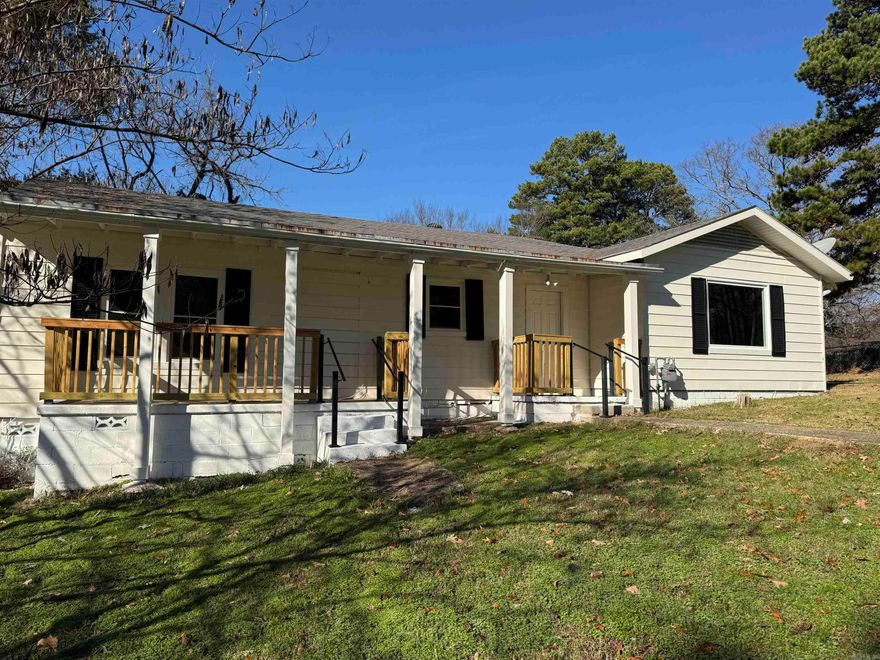Just what  you have been waiting for!  Completely remodeled 3 bedroom 2 bath home on a large corner lot. There is a large Living/Dining area, a kitchen with plenty of cabinets and more.  There is new paint and flooring throughout, the appliances and bathroom fixtures are new. The roof and the central heat and air is new. And there is a two car garage.  All this on a 100 X 150 corner lot that is close to shopping areas.