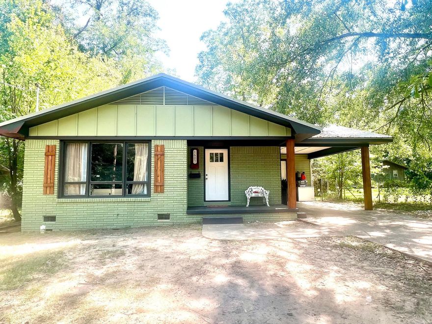 Come check out this super cute home that has many updates!  New HVAC, Plumbing, Electrical, Insulation in Walls and Attic, windows throughout, plus new paint on the front!  Plus this home has a metal roof and fenced in back yard. Also the contractor is offering a 6 month warranty!