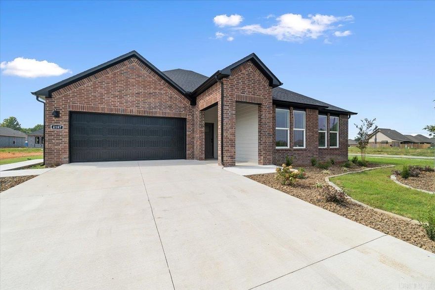 Dashing Dean plan in River Plantation, located in Mayflower, Arkansas! These new construction homes feature modern finishes for comfortable living! The Lakeway plan features a separate office space! Each home has LVP flooring throughout common areas and carpet in bedrooms and closets. In the kitchen and bathrooms, you’ll find beautiful quartz countertops. The primary bathroom features a walk-in shower and a quartz, double sink vanity! Each home will have 4-sides brick with Hardie® siding per plan. Homes will include only PARTIAL sod in back. These homes come with a programmable thermostat! 10-year limited Homebuyer’s Warranty! All photos are stock photos, representative of plan only and may vary as built. These homes will have a grinder pump. Annual taxes is an estimate. Taxes and parcel are TBD. This property will be under a Bill of Assurance (BOA) that contain Covenants and restrictions for these homes.