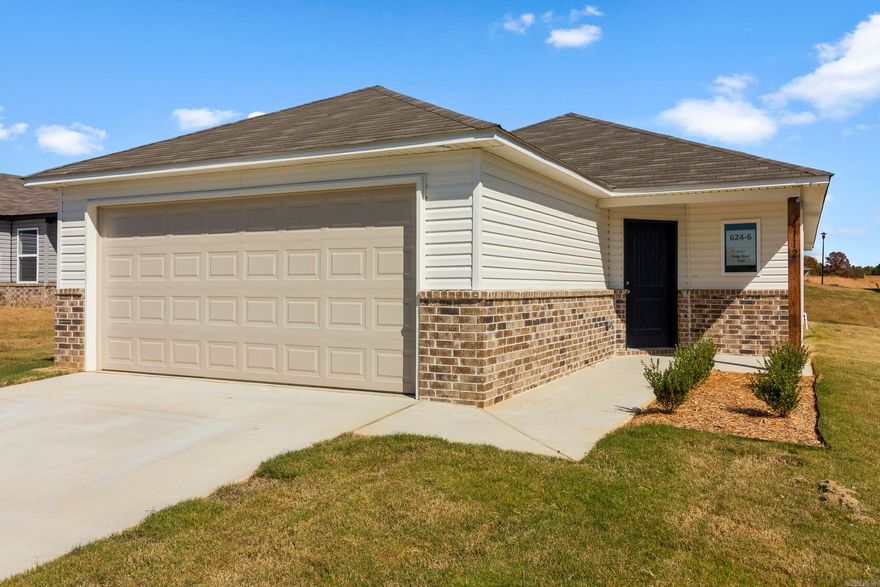 The Ridgeland plan is the 4-bedroom home you're looking for! A clever offset front door creates a wet area entry perfect for dripping umbrellas and wet shoes. The entry hallway leads you past Bedrooms 2, 3 & 4 and into the open concept Living Room and eat-in Kitchen. Come tour it today!  Valuable upgrades included in this home: soaker tub/shower combo in Master Bath, plumbing faucet upgrade 2, 8" deep Kitchen sink, gas furnace upgrade, door bell, 16" laminate bar top in Kitchen, Luxury Vinyl Plank flooring in wet areas and Living Room and adjacent hallways, raised ceilings in Living Areas per municipal requirements, fiberglass exterior doors, Cheyenne style doors, baseboards level 2, 25in wide attic stairs, full sod, stainless steel appliance package.        *** AGENTS, PLEASE SEE SHOWING REMARKS OR AGENT REMARKSFOR VERY IMPORTANT INFORMATION. ***  THIS HOME IS COMPLETE.