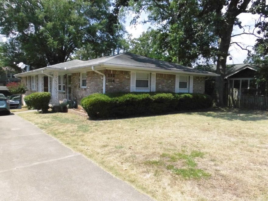 **Well maintained brick duplex**Close to downtown and UAMS**both units are 2 bedrooms and 1 bath**Beautiful tongue and groove hardwood floors in Living Room, bedrooms and hallway**Front unit has updated walk-in shower**Seller will have new roof installed prior to closing**Back unit has a long term tenant (over 20 years) that would like to remain. Front unit should bring $950 - $1000 per month rent**Off-street parking with 2 covered parking spaces**