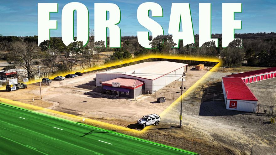 Exceptional 16,000 sq ft commercial investment opportunity with prime highway frontage. This property includes a dedicated showroom, living quarters, and a large shop area. Key Features: 16,000 sq ft building with a 16 ft high door and 24 ft shop clearance for large equipment. Includes a dedicated showroom and spacious living quarters for an owner-operator or for rental income. Two full bathrooms and three half bathrooms, along with a private office and conference rooms.  Agents see remarks for more details.