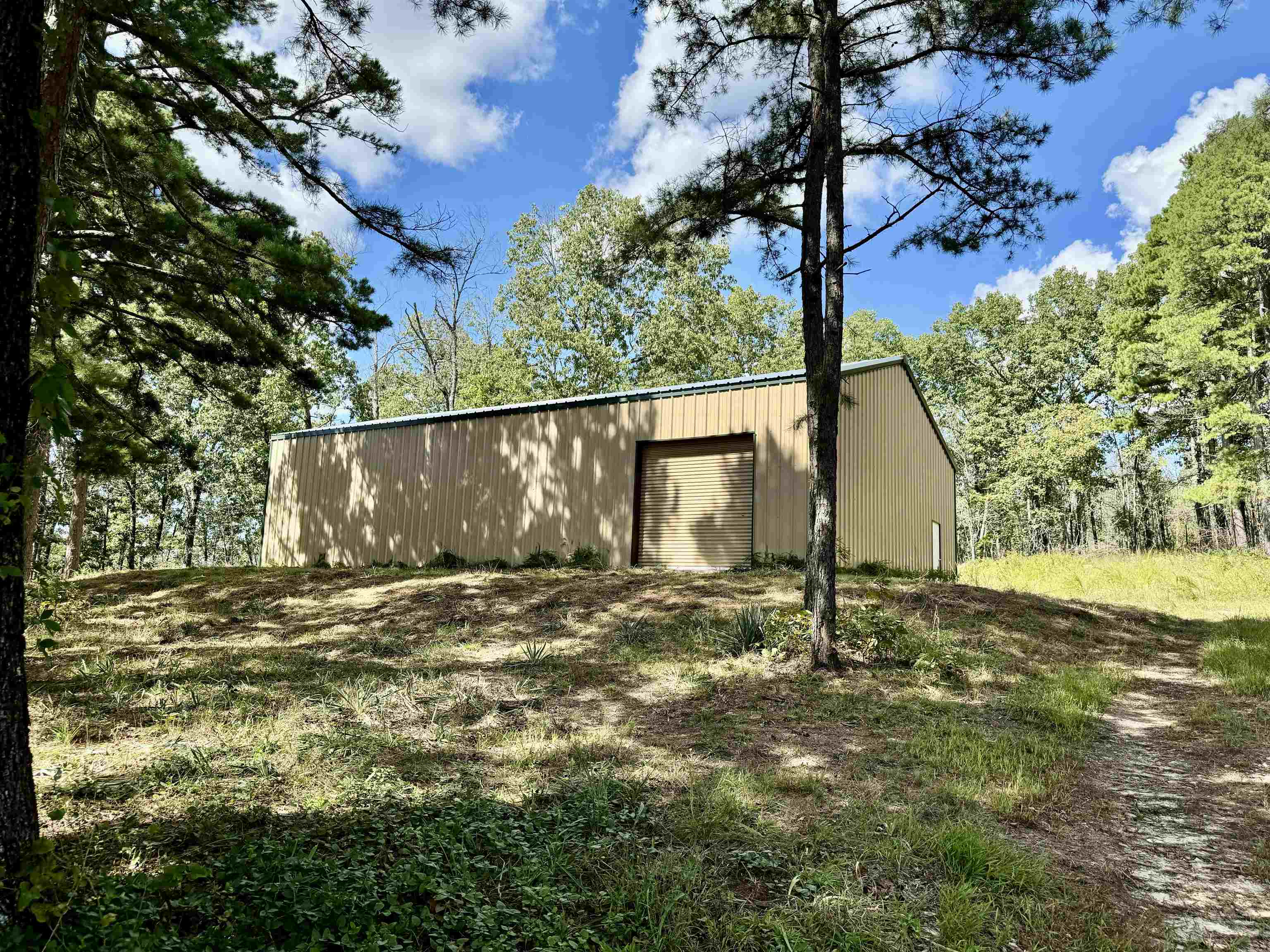 PRIVATE ACREAGE IN THE OZARKS! This 113 acres with a LARGE 40x60 SHOP sits in a fantastic location near the White River with scenic highway 9 frontage! The acreage is mostly wooded with ATV trails throughout the property for great access and endless hunting possibilities. There is an old cabin on the property with a well and electric already in place. Fiber Internet is also available! There is a seasonal creek that runs on the property. There are multiple building sites for another cabin or home, but one spot in particular with some clearing, could have a fantastic view of the OZARKS! Give me a call to view this beautiful land!