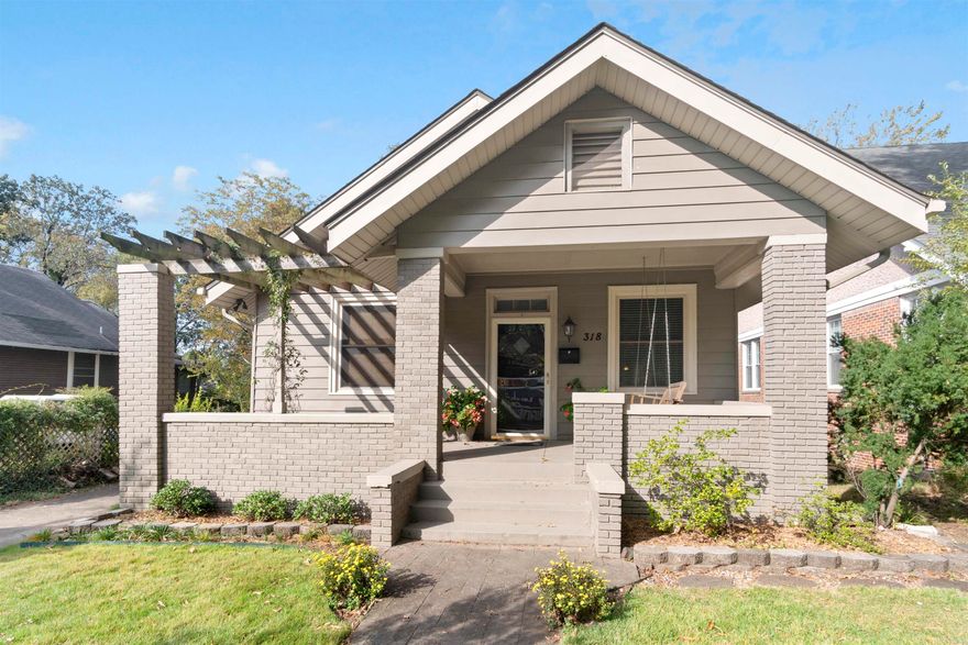 This is a wonderful well maintained home. It all starts with a large inviting porch. The porch swing goes with the home Stop and have a swing. When you enter the home you will notice the high ceilings and beautiful floors. You will also find 3 nice size bedrooms, a large living and dinning area and a very nice kitchen. Upstairs has a nice size room for storage and access to a large floored area in the attic. It is a great home in a great area'