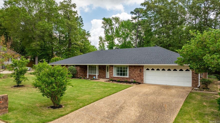 Charming 1993-built home now move-in ready, boasting an updated kitchen and bathrooms that blend style and functionality. Multiple living and dining spaces provide ample room for family gatherings or relaxation. Enjoy the outdoors on the expansive screened-in patio, overlooking a beautifully maintained backyard once tended by a master gardener. The property seamlessly connects to one of the neighborhood's walking trails, perfect for leisurely strolls. Conveniently located within walking distance to the Maumelle Country Club, this home offers the best of both worlds - serene surroundings and easy access to amenities. Situated on a quiet cul-de-sac in one of the city's most sought-after neighborhoods, it's an ideal find for those seeking a tranquil lifestyle. Additional features include a spacious two-car garage with extra storage and additional parking, making it perfect for families or those who enjoy entertaining. Don't miss this opportunity to make this wonderful home yours! Please measure sqft as it is approximate.