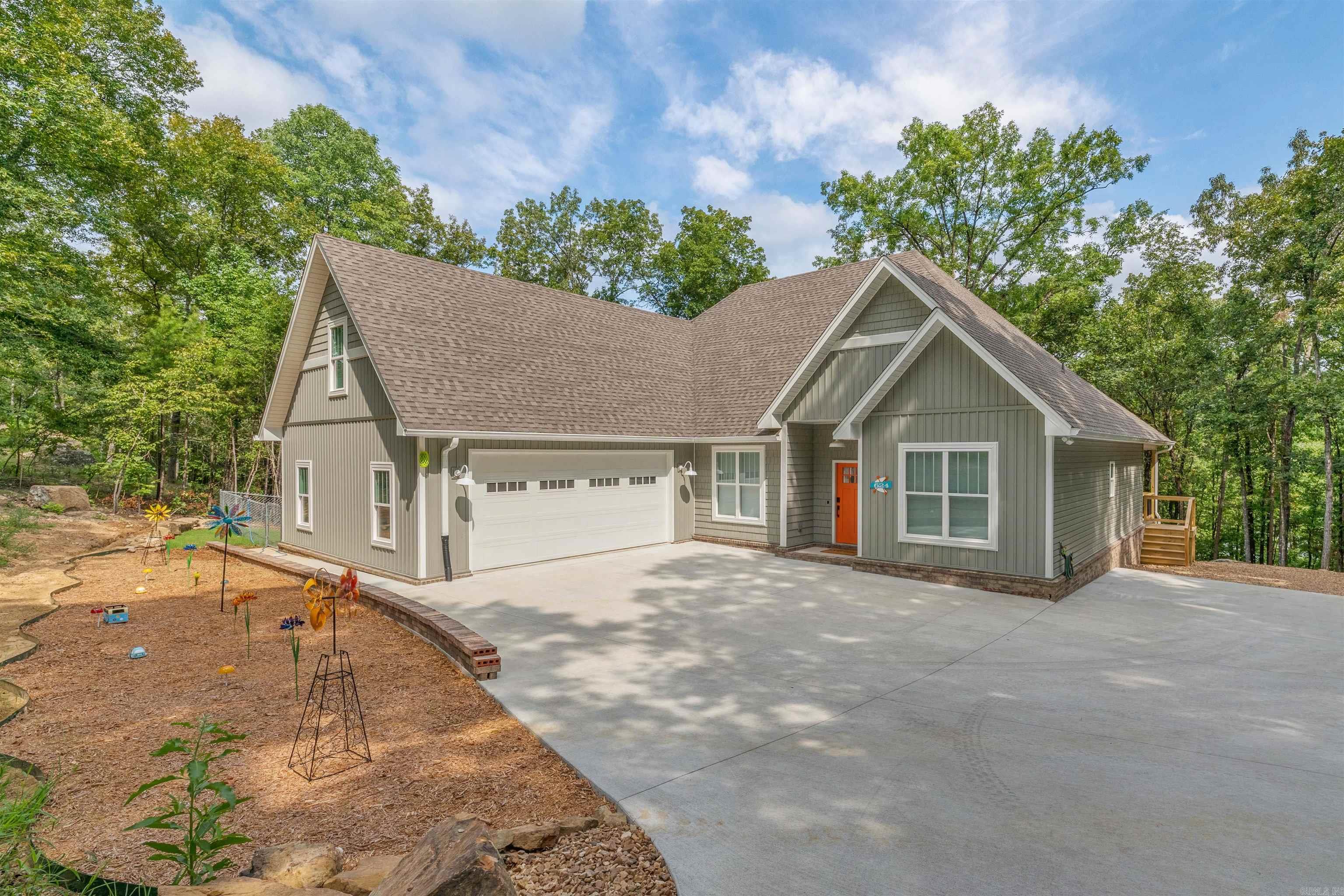 FUN, UNIQUE & RARE! This lakefront newer construction home has an interior custom finish without equal on the lake, maybe even the State of Arkansas! Located in the Mystic Isle subdivision, which offers convenience to both Greers Ferry (approx 3 min) and Fairfield Bay (approx 10 min). Dining at Jansens, multiple boat launch access points such as Devils Fork, Cabot (approx 50 min) and Conway (approx 60 min). This home is an approx 2,800 sq ft home w/4-Bed, 2.5-Bath, 1-Office, 1-Bonus Room, a 2-Car Garage and a 16x16 Storage/Shop. The home is a modern blend of decades style room by room creating an amazing lake house getaway - checkout the pictures! Also, great for nightly rental on VRBO, Air BnB & Others too! The home sits upon a nice lakefront lot w/a clear pathway down to the lake perfect for dropping people off or tying off the boat temporarily too! You really need to see this one to capture its full style! Setup your private showing today. SEE AGENT REMARKS.