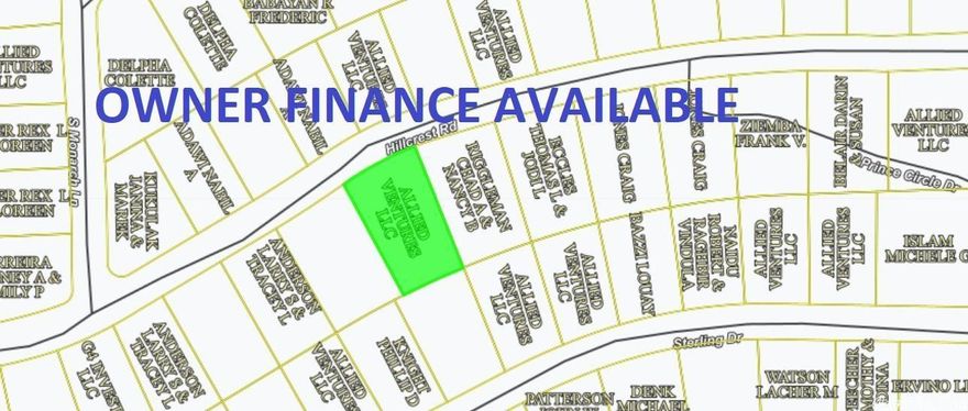 Owner-finance or cash. Area has water tap-in available, septic needed, propane needed, power available and great area amenities. Great for cabins & Airbnb investors. Simple owner-finance terms. Owner/Agent. Discount for purchasing 10 or more lots.  Parcel#800-05615-000