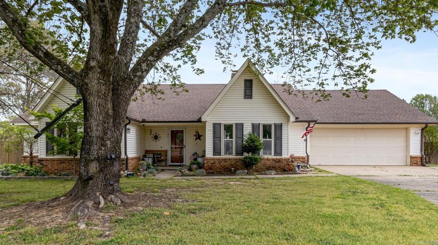 Don't miss this well maintained home in a great area. This 4 Bedroom 2 bath was completely updated in 2019/2020 including Roof, HVAC, Custom Kitchen, Paint, Flooring, Appliances etc... Beautiful Curb appeal, nice landscaping, front porch area. As you enter the home into a nice entry area it opens up to a large LR with Wood Burning FP-makes you will feel right at home. Custom Kitchen is a chef's Dream with Stained cabinets, quartz countertops, beautiful backsplash, lots of storage, Pantry with pull out drawers and a pot filler.  Breakfast bar and large eat in dinning area. There is a extra space for formal dinning, office or 2nd Sitting area. Split Bedroom plan, huge Master with a great master suite. other 3 nice size bedrooms and an updated bath on opposite side, Seller turned the Laundry room into a great mudroom entrance off Garage, Laundry was moved to a insulated Heated and cooled room in garage and includes a sink. Home also includes 2 water heaters, Big fenced in Back yard with a nice back patio and a 16' round pool that is only a year old will convey. Sq ft is confirmed from Appraisal report. Schedule your showing today.