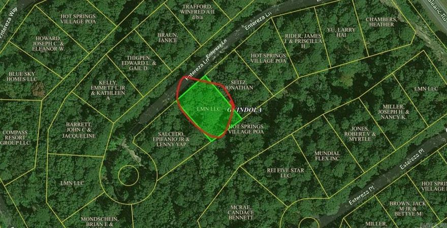 Land for sale in a beautiful gated area in Hot Springs Village.